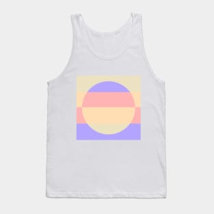 Pastel sun pattern Tank Top